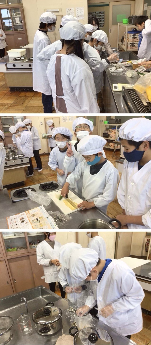 枚方市立西牧野小学校 | 学校日記 | 家庭科で調理実習！ご飯と