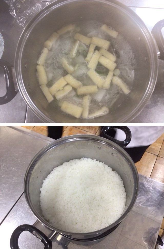 枚方市立西牧野小学校 | 学校日記 | 家庭科で調理実習!ご飯と 枚方市立西牧野小学校 | 学校日記 | 家庭科で調理実習!ご飯と