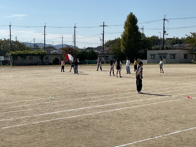 応援団の練習