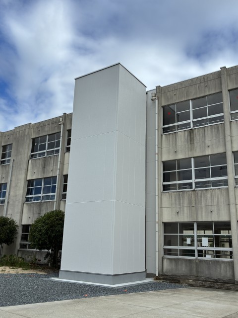 北の調理場側からの外観