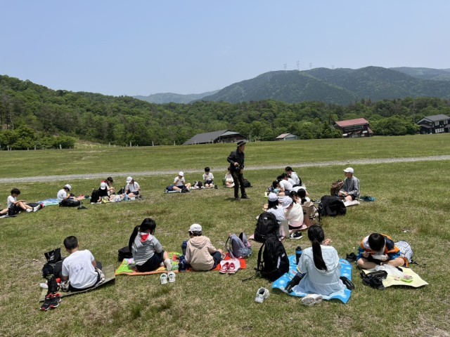 昼食の様子