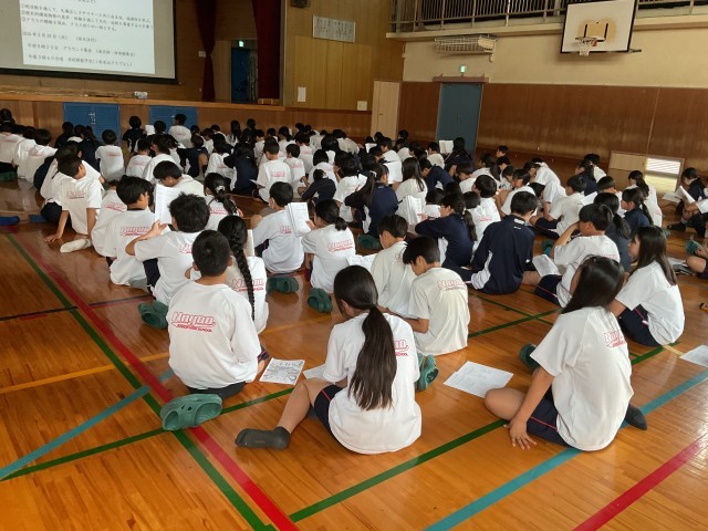 学年集会③
