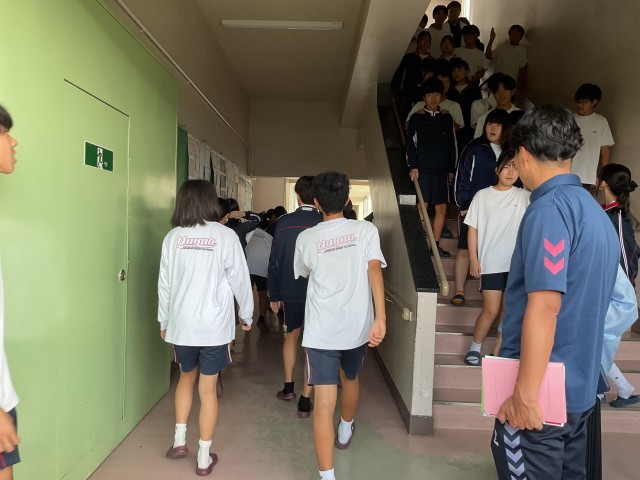 避難の様子①